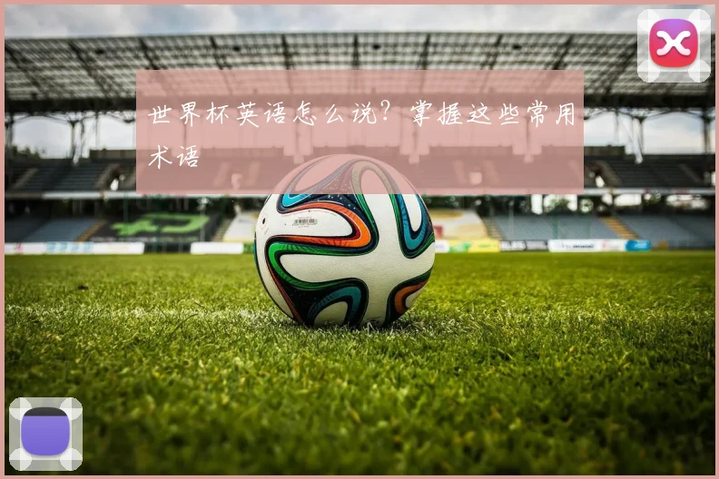 世界杯英语怎么说?掌握这些常用术语